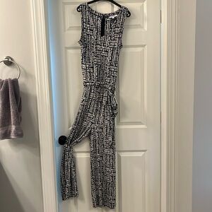 Chico’s Sleeveless Wide Leg Jumpsuit with Stretch